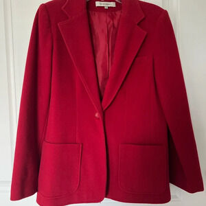 HARVÉ BENARD Red Wool Jacket / Coat